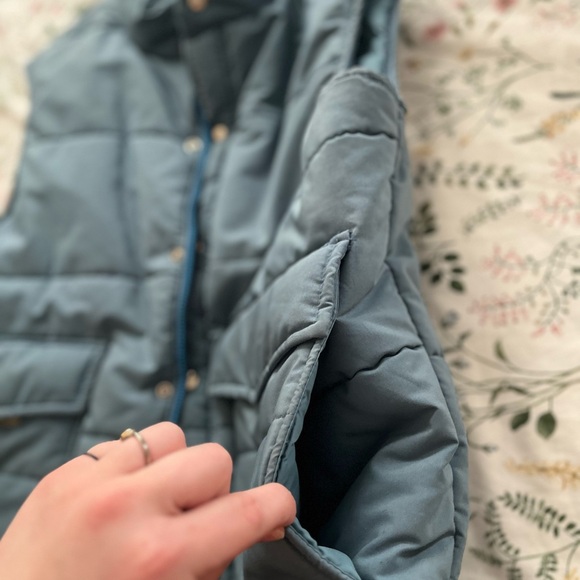 Blue Puffer Vest - Picture 2 of 5